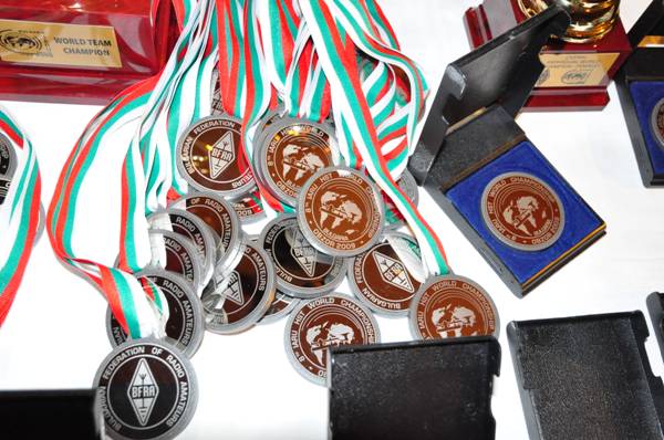The winners deserve their medals and bowls